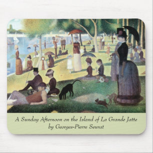 Sunday Afternoon, Island La Grande Jatte by Seurat Mouse Pad