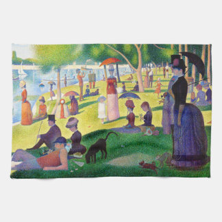 Sunday Afternoon On The Island Of La Grande Jatte Kitchen Towel