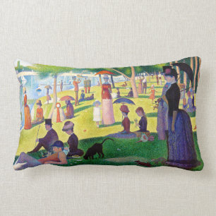 Sunday Afternoon On The Island Of La Grande Jatte Lumbar Pillow