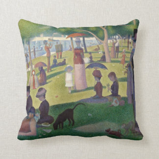 Sunday Afternoon on the Island of La Grande Jatte Throw Pillow