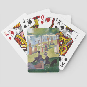 Sunday Afternoon Seurat Neo Impressionist Painting Playing Cards
