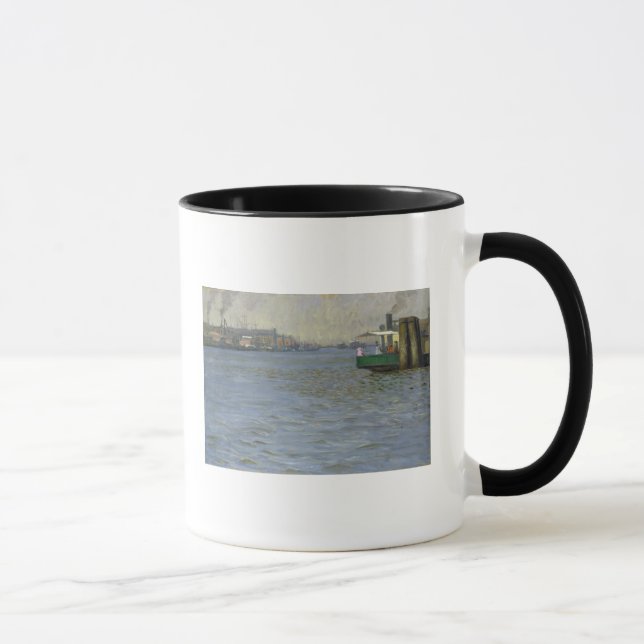 Sunday Atmosphere on the Elbe Mug (Right)