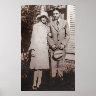 SUNDAY BEST BONNIE & CLYDE POSTER