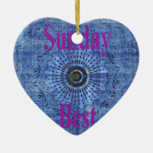 Sunday Best Ceramic Ornament