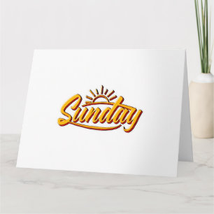 SUNDAY BEST SUMMER CARD