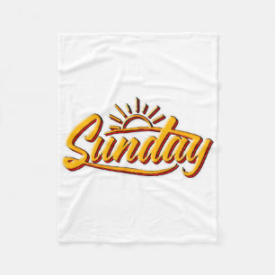 SUNDAY BEST SUMMER FLEECE BLANKET