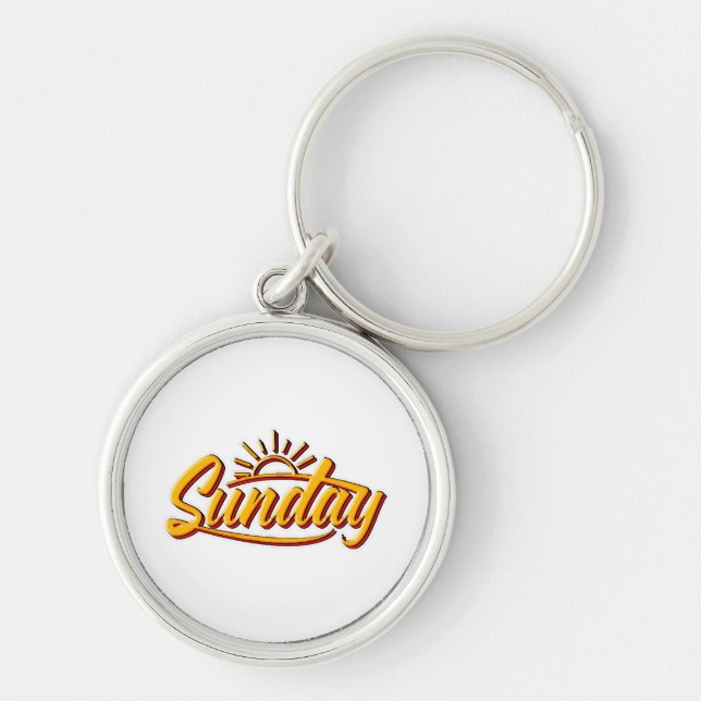 SUNDAY BEST SUMMER KEYCHAIN (Front)