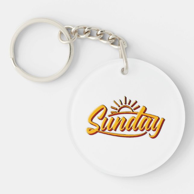 SUNDAY BEST SUMMER KEYCHAIN (Front)