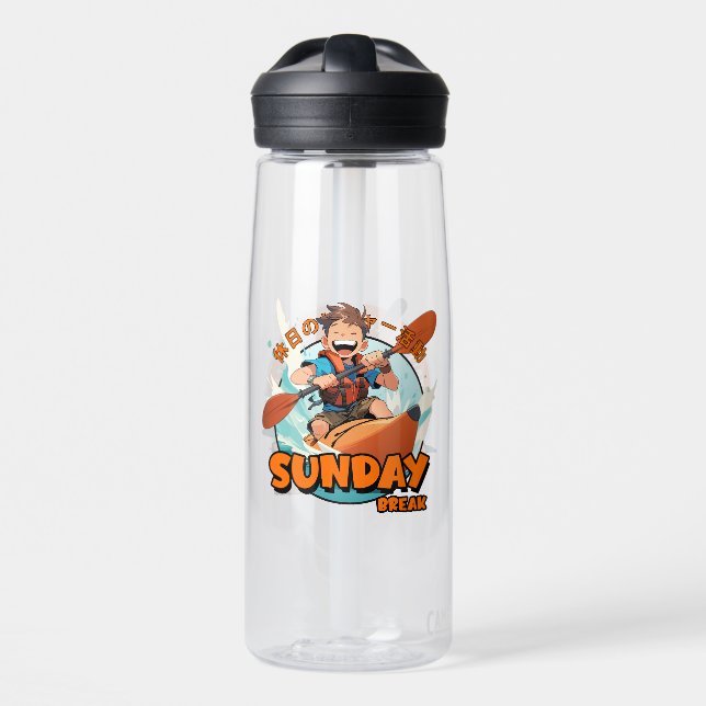 Sunday Break | 25oz Water Bottle (Front)