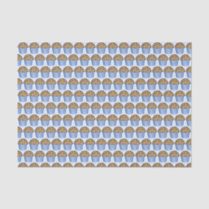 Sunday Breakfast Brunch Party Blueberry Muffin Tissue Paper