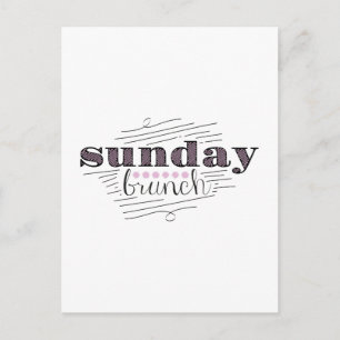 Sunday Brunch Postcard