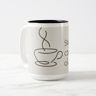 Sunday Coffee Club Mug   Cozy Coffee Lover Quote