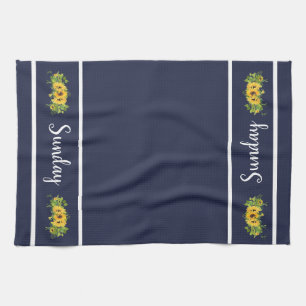 Sunday Day of the Week Kitchen Towel