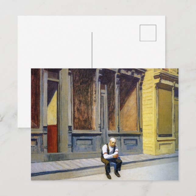 Sunday | Edward Hopper | Postcard (Front/Back)