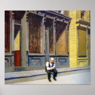 Sunday   Edward Hopper   Poster