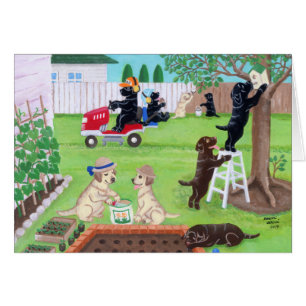 Sunday Fun Labradors Painting