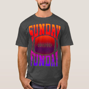 Sunday Funday  Vintage Fun Day Sports Design  (53) T-Shirt