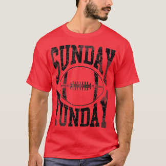 Sunday Funday  Vintage Fun Day Sports Design  (69) T-Shirt