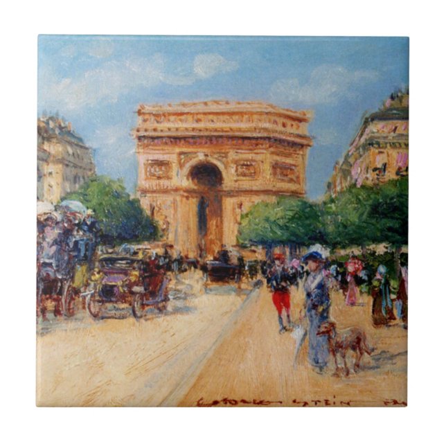 Sunday in Paris Tile (Front)