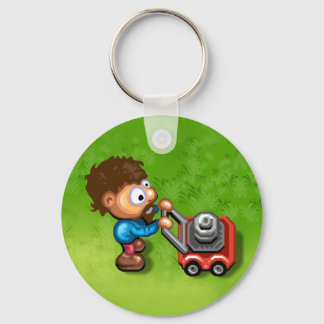 Sunday Lawn Keychain