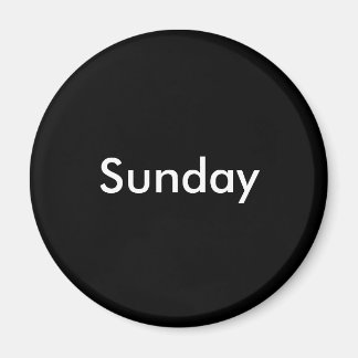 Sunday magnet