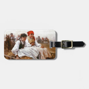 Sunday Morning ~ Polish ~ Niedzielny poranek  1900 Luggage Tag