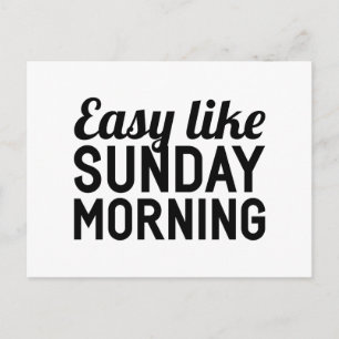 Sunday Morning Postcard