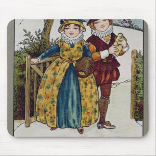 Sunday Morning, Victorian card Mouse Pad