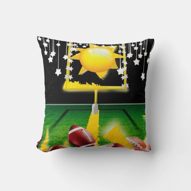 SUNDAY NIGHT FOOTBALL THROW PILLOW (Front)