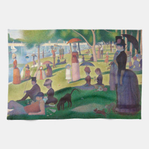 Sunday on La Grande Jatte Seurat Painting Kitchen Towel