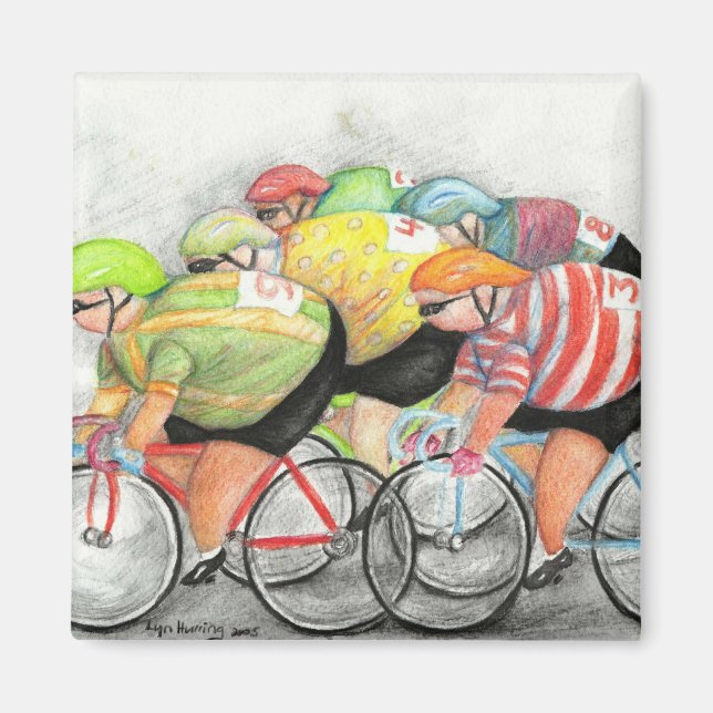 Sunday Ride Magnet (Front)