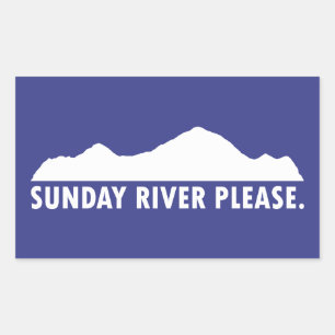 Sunday River Maine Please Sticker