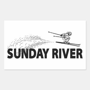 Sunday River Maine Ski Jumper Sticker
