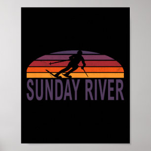 Sunday River Newry Maine New England Usa Ski Snowb Poster