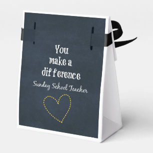 Sunday School Teacher Favor Box