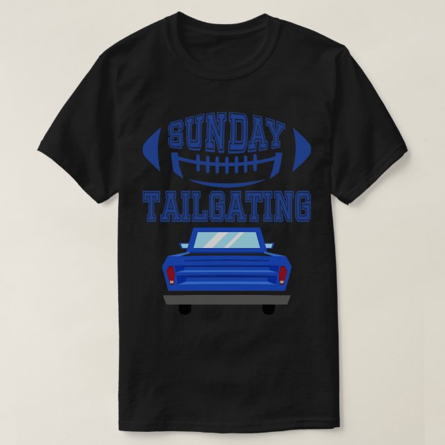 Sunday Tailgating T-Shirt (Design Front)