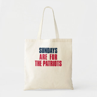 Sundays are for The Patriots, New England Football Tote Bag