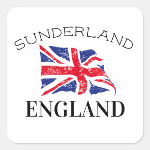 Sunderland England UK Square Sticker