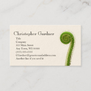 Sundew Plant Business Card