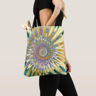 Sundial Fractal Tote Bag