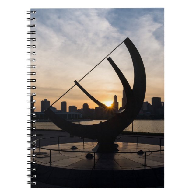 Sundial Sunset Notebook (Front)