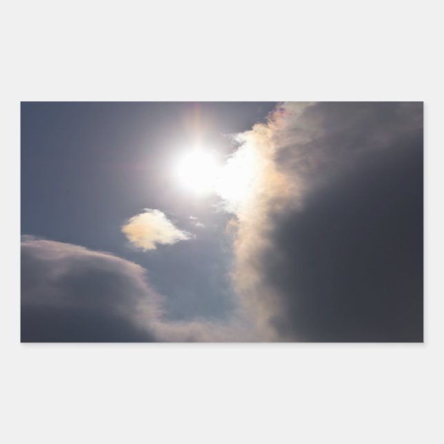 Sundog Rainbow Cloud Burst Apparel and Gifts Sticker (Front)