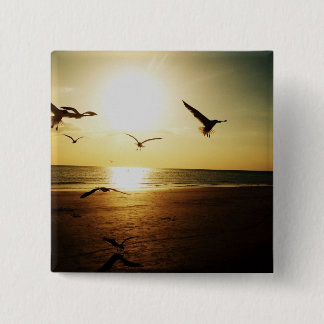 Sundown 2 Inch Square Button