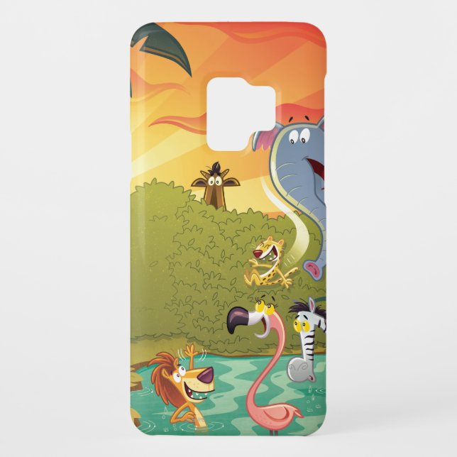 Sundown At The Water Hole Case-Mate Samsung Galaxy Case (Back)