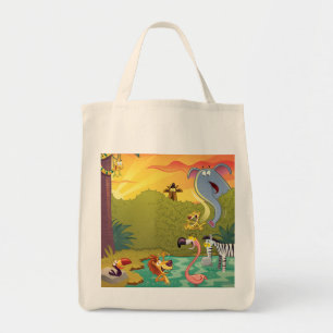 Sundown At The Water Hole Tote Bag