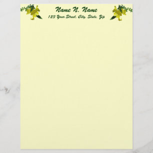 Sundrops Primrose Series Letterhead
