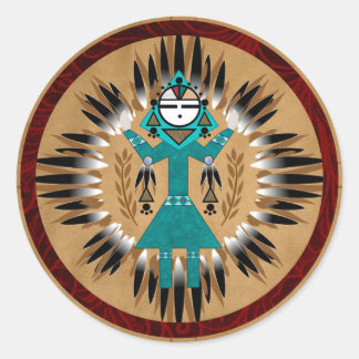Sunface Kachina Stickers