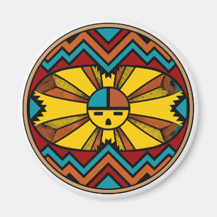 SunFaceRound Magnet