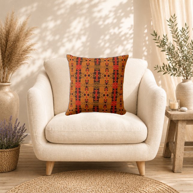 Sunfire Heritage Throw Pillow (Creator Uploaded)