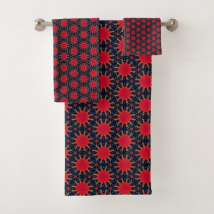 Sunflare Mosaic Bath Towel Set